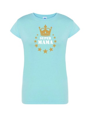 T-shirt damski super mama - 10 kolorów do wyboru