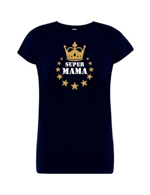 T-shirt damski super mama - 10 kolorów do wyboru