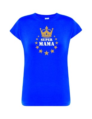 T-shirt damski super mama - 10 kolorów do wyboru