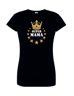 T-shirt damski super mama - 10 kolorów do wyboru