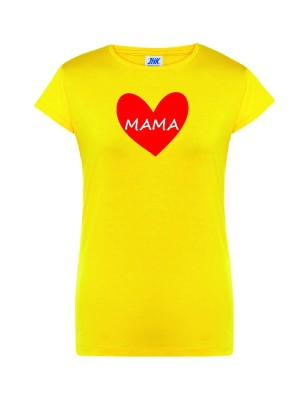 T-shirt damski mama serce - 10 kolorów do wyboru