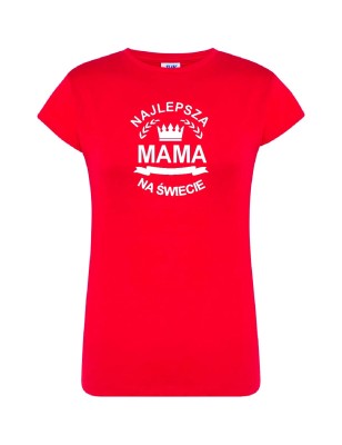 T-shirt damski najlepsza mama na świecie - 10 kolorów do wyboru