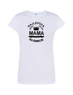 T-shirt damski najlepsza mama na świecie - 10 kolorów do wyboru