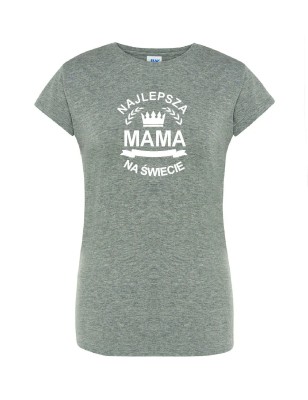 T-shirt damski najlepsza mama na świecie - 10 kolorów do wyboru