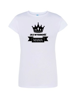 T-shirt damski jej wysokość mama - 10 kolorów do wyboru