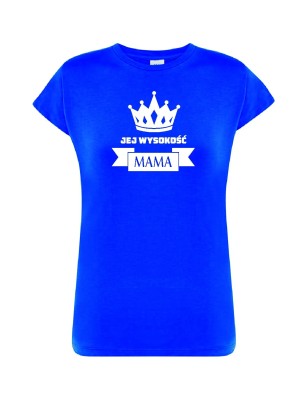 T-shirt damski jej wysokość mama - 10 kolorów do wyboru