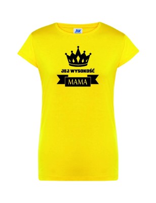 T-shirt damski jej wysokość mama - 10 kolorów do wyboru