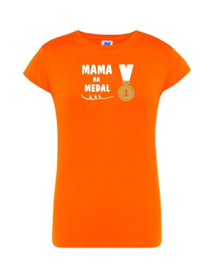 T-shirt damski mama na medal - 10 kolorów do wyboru