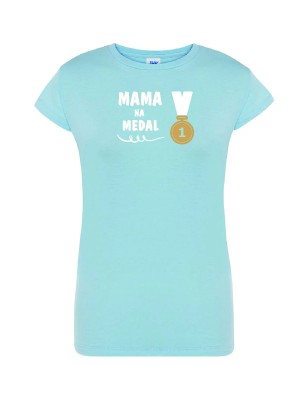 T-shirt damski mama na medal - 10 kolorów do wyboru