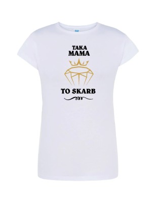 T-shirt damski mama to skarb - 10 kolorów do wyboru