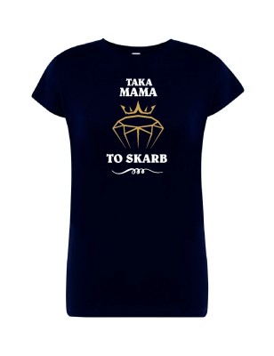 T-shirt damski mama to skarb - 10 kolorów do wyboru