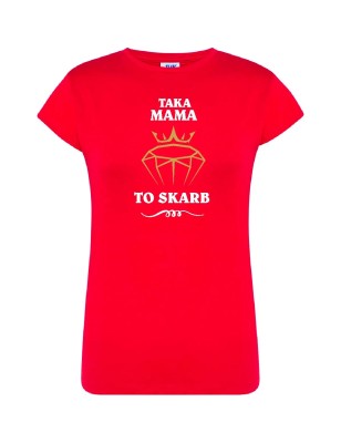 T-shirt damski mama to skarb - 10 kolorów do wyboru