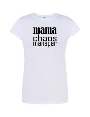 T-shirt damski mama chaos manager- 10 kolorów do wyboru