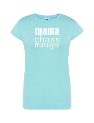 T-shirt damski mama chaos manager- 10 kolorów do wyboru