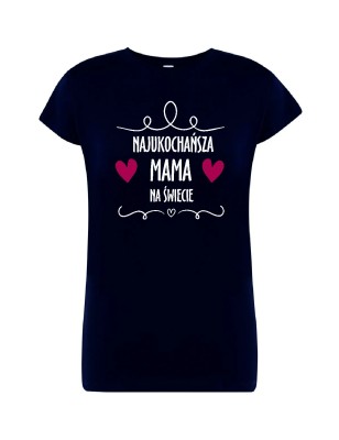 T-shirt damski najukochańsza mama 10 kolorów do wyboru