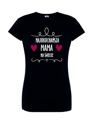 T-shirt damski najukochańsza mama 10 kolorów do wyboru