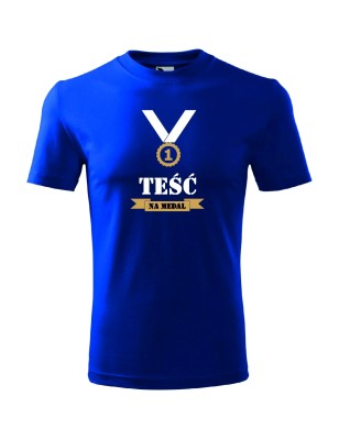 T-shirt męski teść na medal - 10 kolorów do wyboru