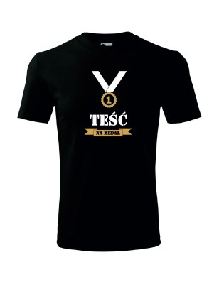 T-shirt męski teść na medal - 10 kolorów do wyboru