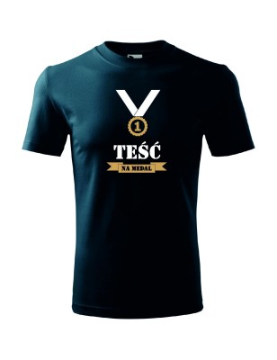 T-shirt męski teść na medal - 10 kolorów do wyboru