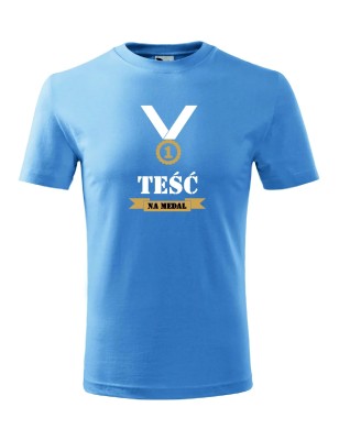 T-shirt męski teść na medal - 10 kolorów do wyboru