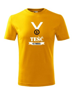 T-shirt męski teść na medal - 10 kolorów do wyboru