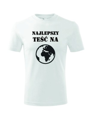 T-shirt męski najlepszy na całej planecie - 10 kolorów do wyboru