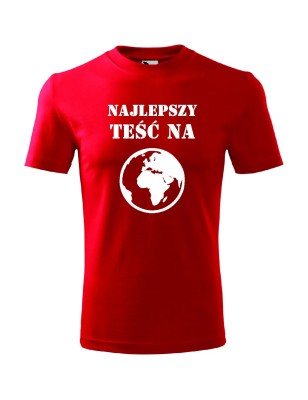 T-shirt męski najlepszy na całej planecie - 10 kolorów do wyboru