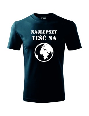 T-shirt męski najlepszy na całej planecie - 10 kolorów do wyboru