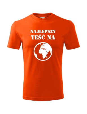 T-shirt męski najlepszy na całej planecie - 10 kolorów do wyboru