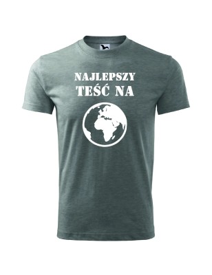 T-shirt męski najlepszy na całej planecie - 10 kolorów do wyboru