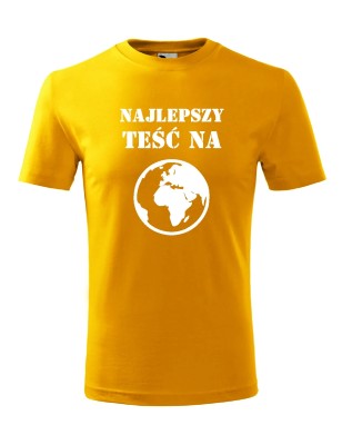 T-shirt męski najlepszy na całej planecie - 10 kolorów do wyboru