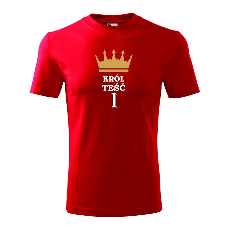 T-shirt męski król teść - 10 kolorów do wyboru