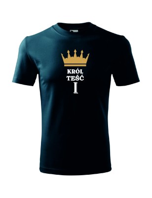 T-shirt męski król teść - 10 kolorów do wyboru