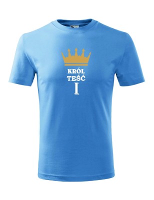 T-shirt męski król teść - 10 kolorów do wyboru