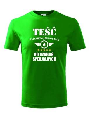 T-shirt męski teść do działań specjalnych - 10 kolorów do wyboru