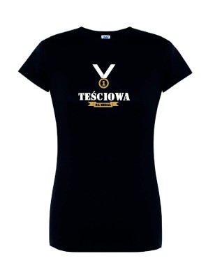 T-shirt damski teściowa na medal - 10 kolorów do wyboru