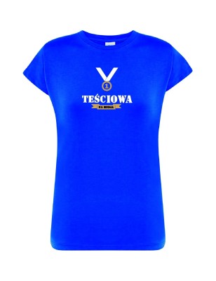 T-shirt damski teściowa na medal - 10 kolorów do wyboru