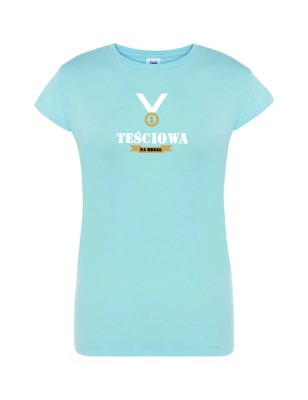 T-shirt damski teściowa na medal - 10 kolorów do wyboru