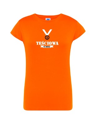 T-shirt damski teściowa na medal - 10 kolorów do wyboru