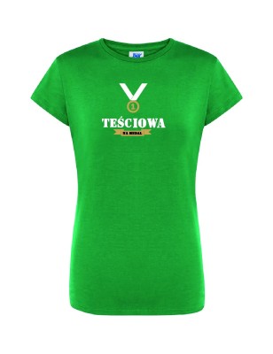 T-shirt damski teściowa na medal - 10 kolorów do wyboru