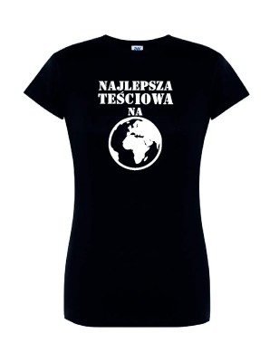 T-shirt damski najlepsza na całej planecie -10 kolorów do wyboru