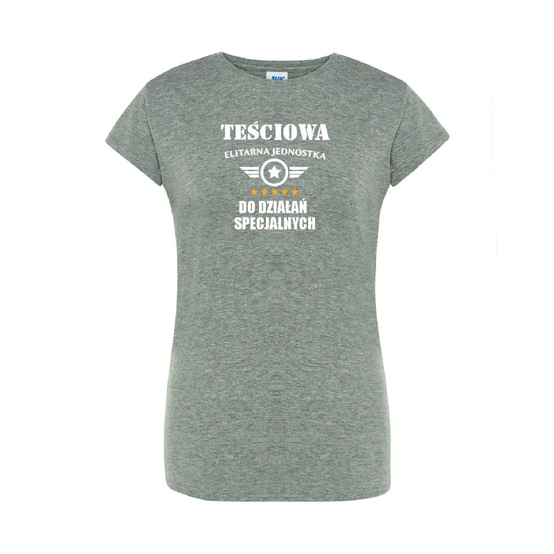 T-shirt damski teściowa do działań specjalnych - 10 kolorów do wyboru