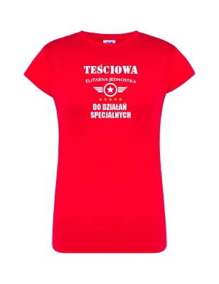 T-shirt damski teściowa do działań specjalnych - 10 kolorów do wyboru