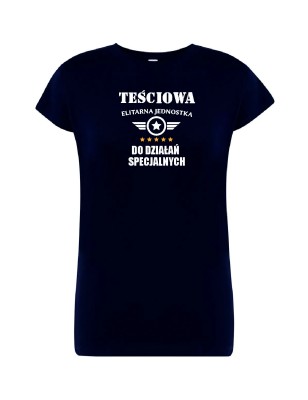 T-shirt damski teściowa do działań specjalnych - 10 kolorów do wyboru