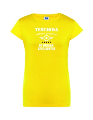 T-shirt damski teściowa do działań specjalnych - 10 kolorów do wyboru