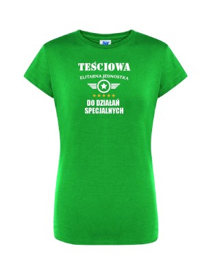 T-shirt damski teściowa do działań specjalnych - 10 kolorów do wyboru