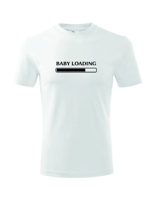 T-shirt męski baby loading - 10 kolorów do wyboru