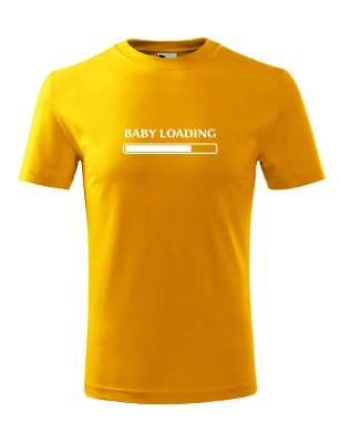 T-shirt męski baby loading - 10 kolorów do wyboru