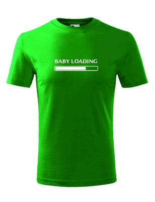 T-shirt męski baby loading - 10 kolorów do wyboru