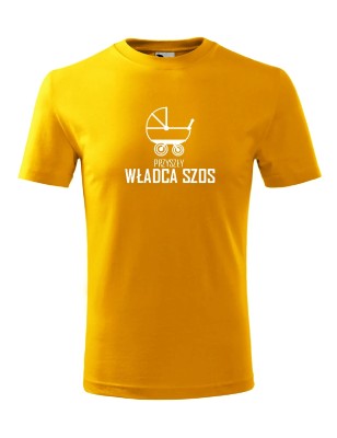 T-shirt męski przyszły władca szos -10 kolorów do wyboru